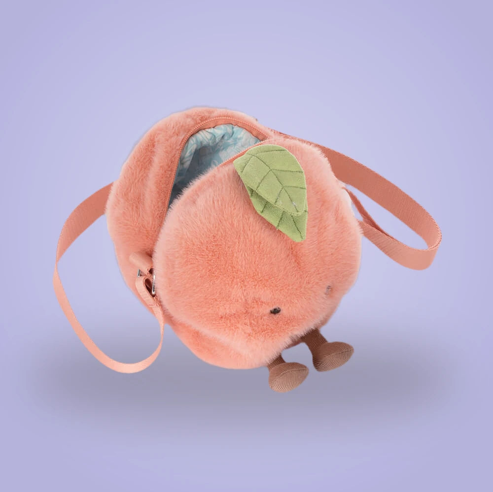 Amuseables Peach Shoulder Bag – soft plush toy, view 3