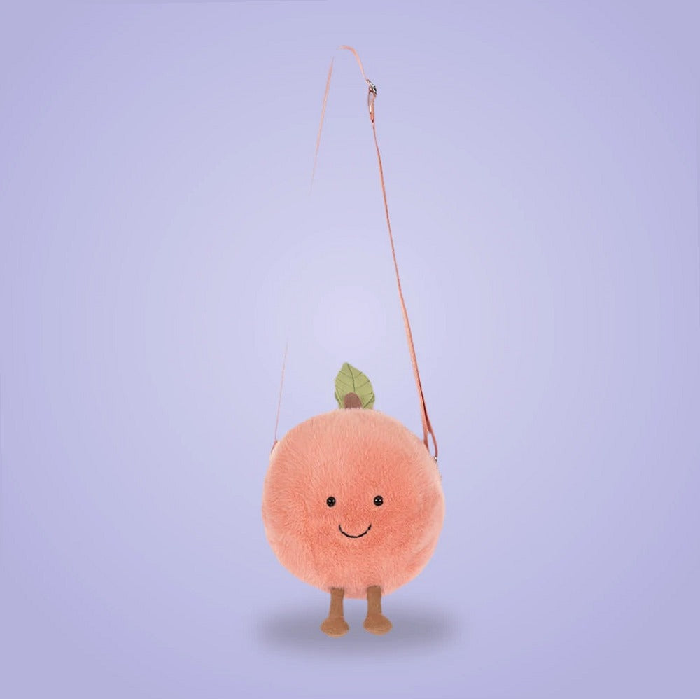 Amuseables Peach Shoulder Bag – soft plush toy, view 6