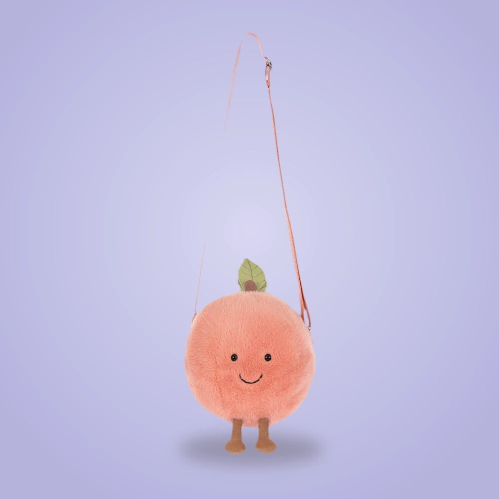 Amuseables Peach Shoulder Bag – soft plush toy, view 6