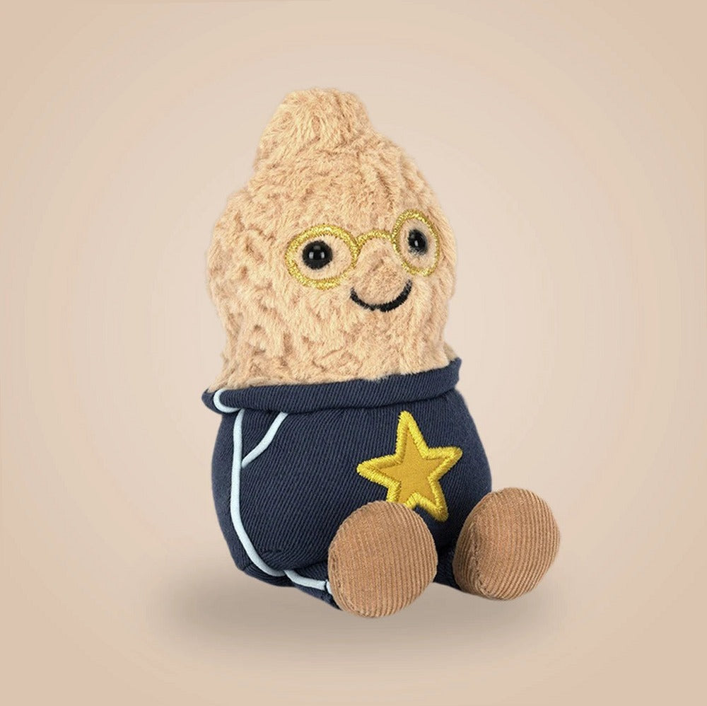 Amuseables Peanut Star Student Outfit – soft plush toy