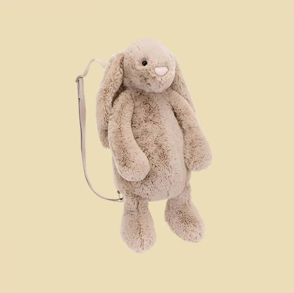 Bashful Beige Bunny Backpack