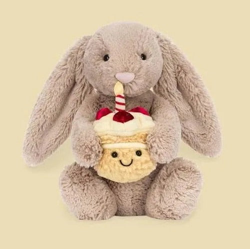 Bashful Beige Bunny 'Birthday'