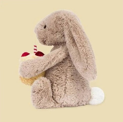 Bashful Beige Bunny 'Birthday'