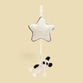 Bashful Black & Cream Puppy Musical Pull