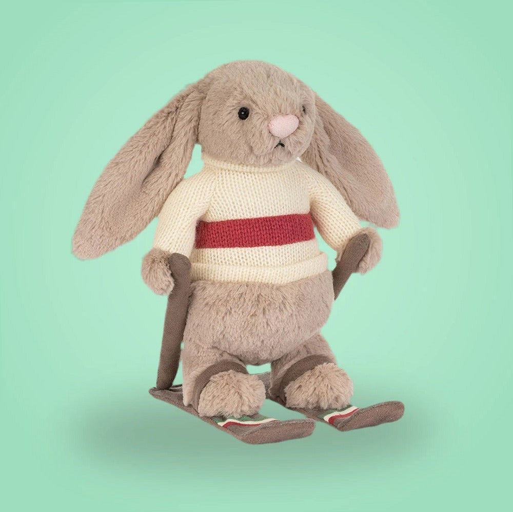 Bashful Bunny Gold Medal Ski Outfit – soft plush toy