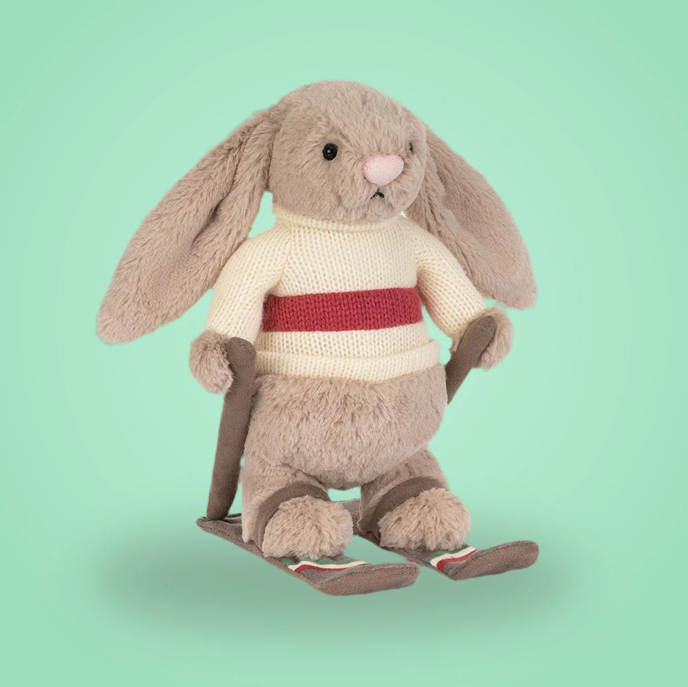 Bashful Bunny Gold Medal Ski Outfit – soft plush toy