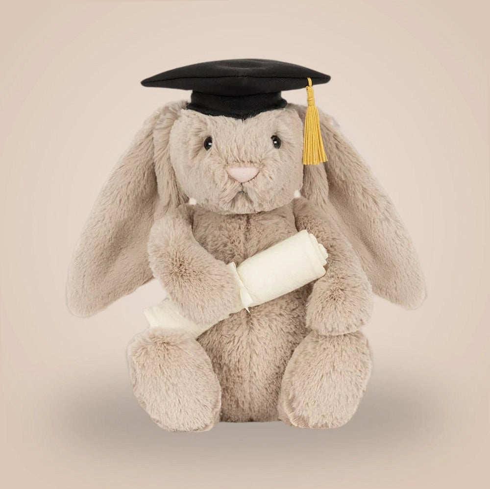 Bashful Bunny Graduation Outfit – soft plush toy, view 4