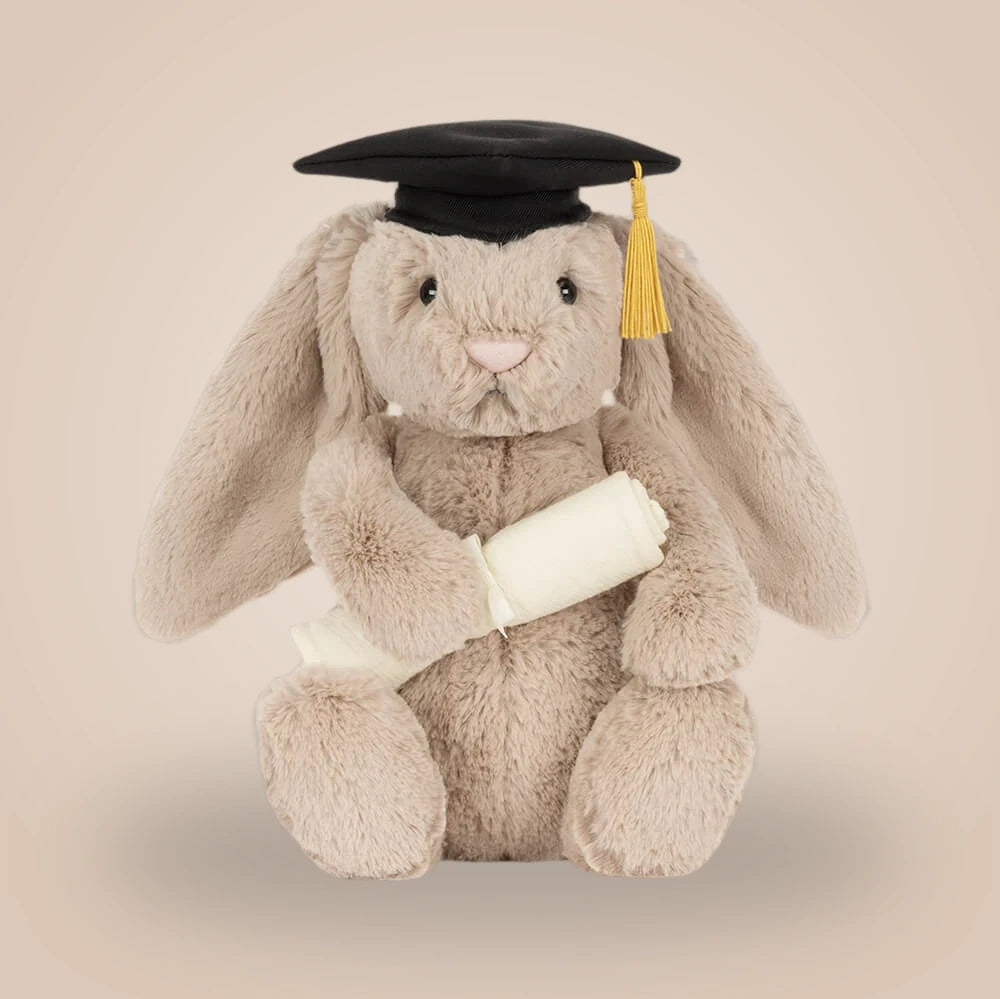 Bashful Bunny Graduation Outfit – soft plush toy, view 4
