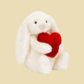 Bashful Red Love Heart Bunny