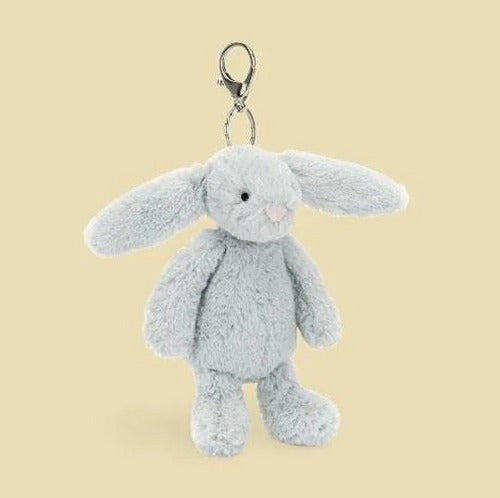Bashful Silver Bunny Bag Charm