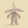 Blossom Beige Bunny 'Petal' Bag Charm