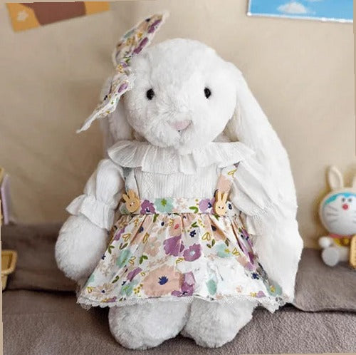 Blossom Garden Skirt Set – Purple Floral (for Bashful Bunny Medium)