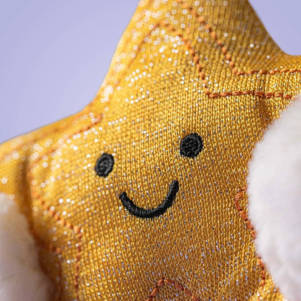 Cream Bunny with Star – soft plush toy, view 2