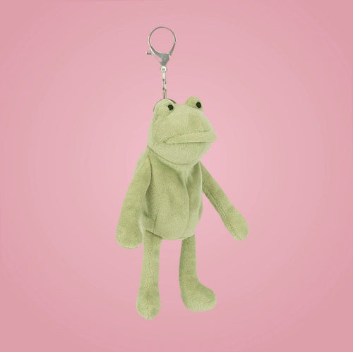 Fergus Frog Bag Charm – soft plush toy