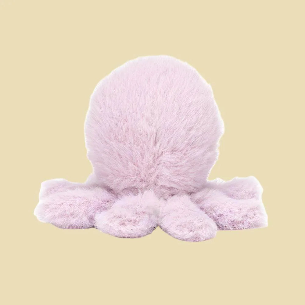 Fluffy Octopus Bag Charm