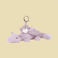 Lavender Dragon Bag Charm