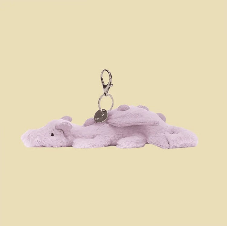 Lavender Dragon Bag Charm