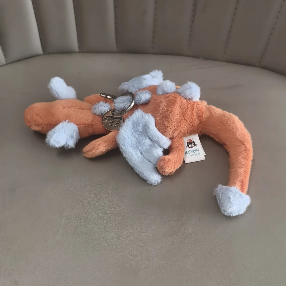 Persimmon Dragon Bag Charm – soft plush toy