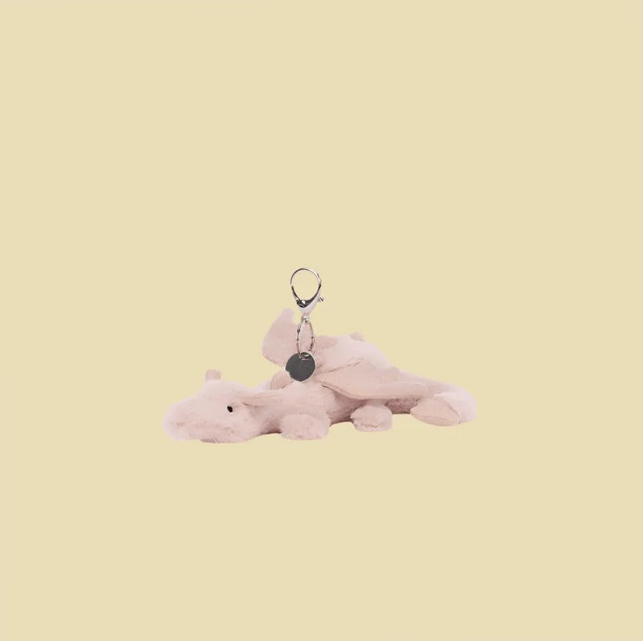 Rose Dragon Bag Charm