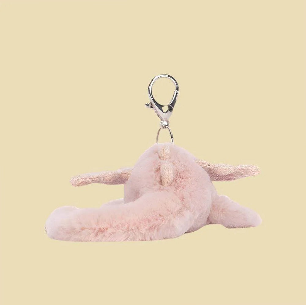 Rose Dragon Bag Charm