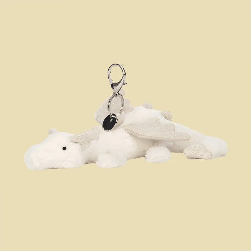 Snow Dragon Bag Charm