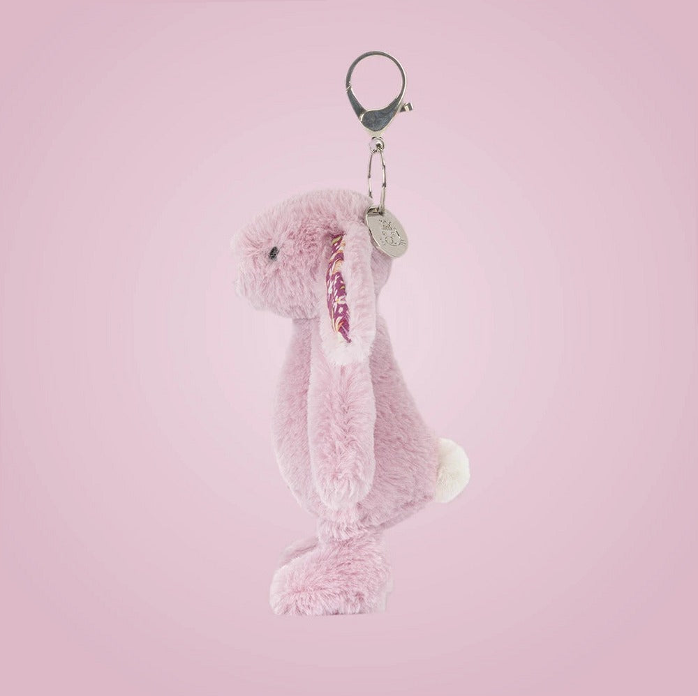 Thistlepop Blossom Bunny Bag Charm – soft plush toy, view 2