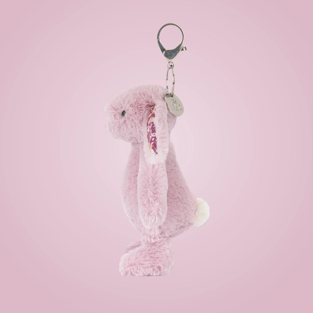 Thistlepop Blossom Bunny Bag Charm – soft plush toy, view 2