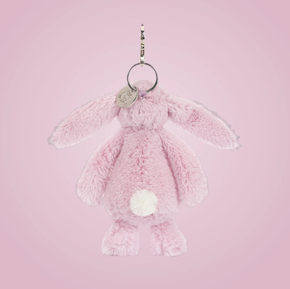 Thistlepop Blossom Bunny Bag Charm – soft plush toy, view 3