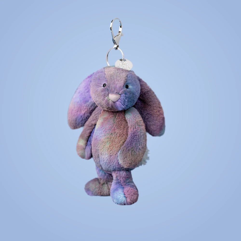 Zodihop Luxe Bunny Bag Charm – soft plush toy, view 2